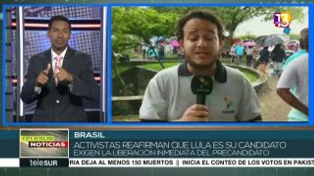 Brasil: movilizaciones para exigir libertad de Lula da Silva