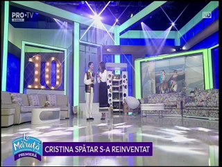 CRISTINA SPATAR (la maruta - tv show) 17.november.2017