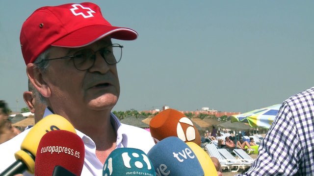 Cruz Roja pide prudencia a los bañistas en la playa