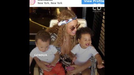 Beyonce partage un cliché de ses jumeaux !