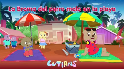La Broma Del Perro Malo En La Playa | Show De Comedia | Cutians | ChuChu TV