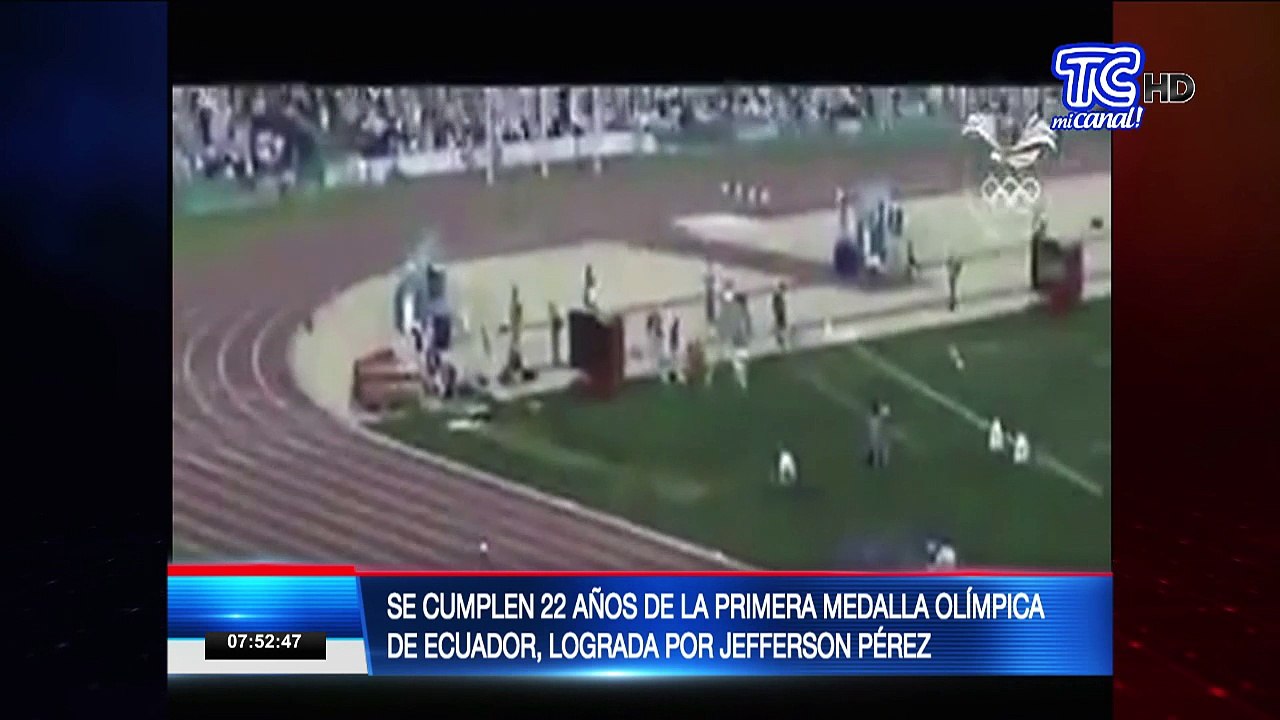 Se cumplen 22 años de la primera medalla olímpica de Ecuador lograda por Jefferson Pérez