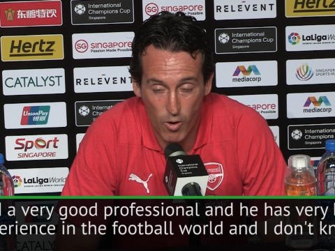 Emery in the dark over Gazidis Milan rumours