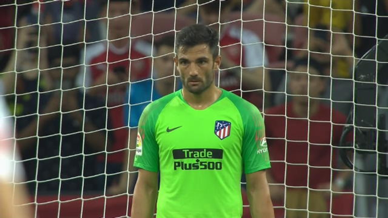 Atletico 'keeper Adan saves three penalties - then scores the winner!