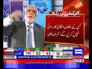 Haroon Rasheed responses Over Speech of Imran Khan