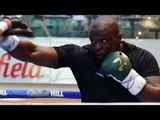 Dillian Whyte HAMMERS PADS in Joseph Parker WORKOUT