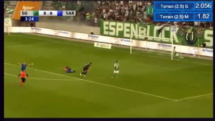 Tobias Heintz Goal HD - St. Gallen 0 - 1 Sarpsborg - 26.07.2018
