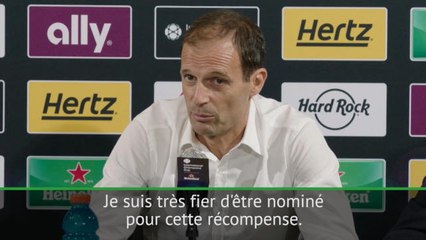 Juventus - Allegri : "Très fier d'être nominé au prix The Best"