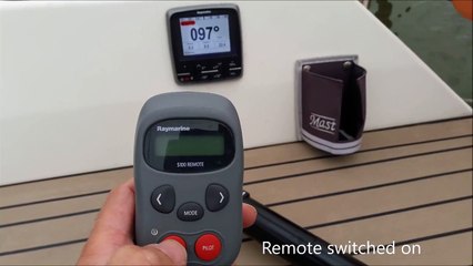 Raymarine S100 remote connects to EVO100 autopilot