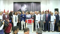 CHP İl Başkanları basın açıklaması 26 Temmuz 2018