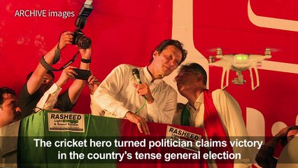 Imran Khan claims victory in acrimonious Pakistan election