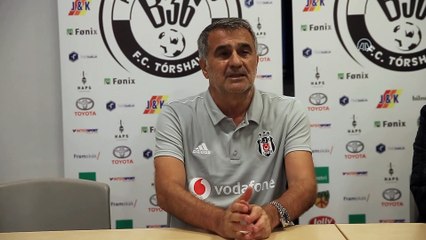 Şenol Güneş: '' Avantajlı bir skorla kazandık'' - TORSHAVN