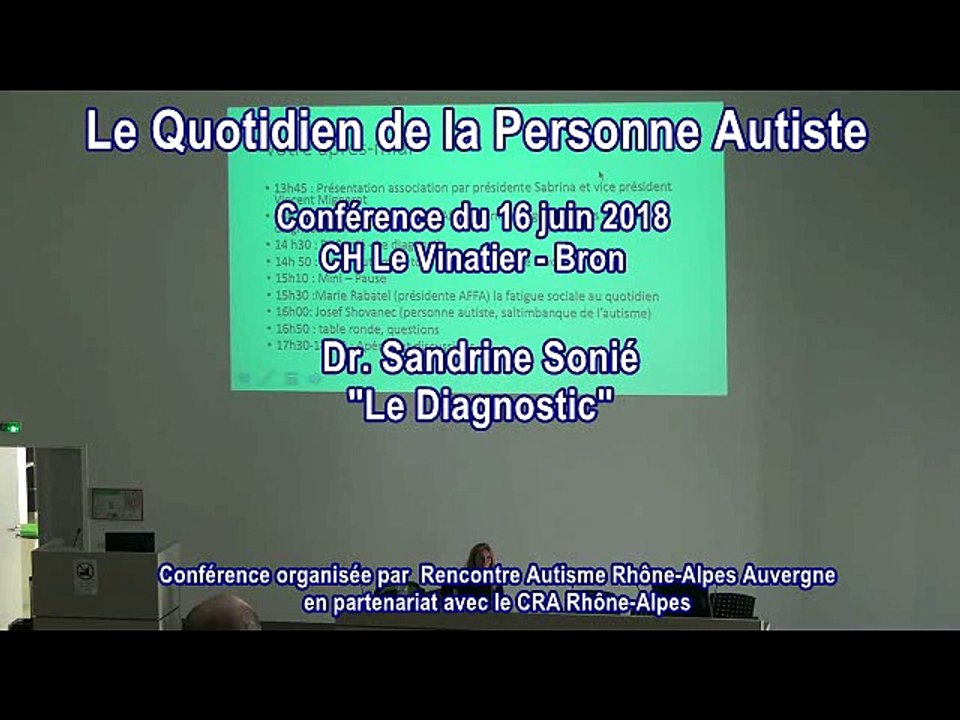 Le Diagnostic : Dr. Sandrine Sonié