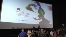 Preparações para a festa do cinema em Veneza