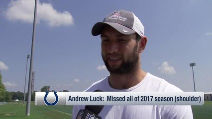 Luck on walking away from football: 'Thought crossed my mind'