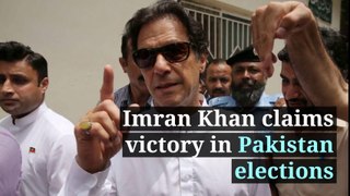 Imran Khan declares victory in Pakistan election