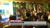 Pakistan's former cricket star Imran Khan claims victory in disputed general election