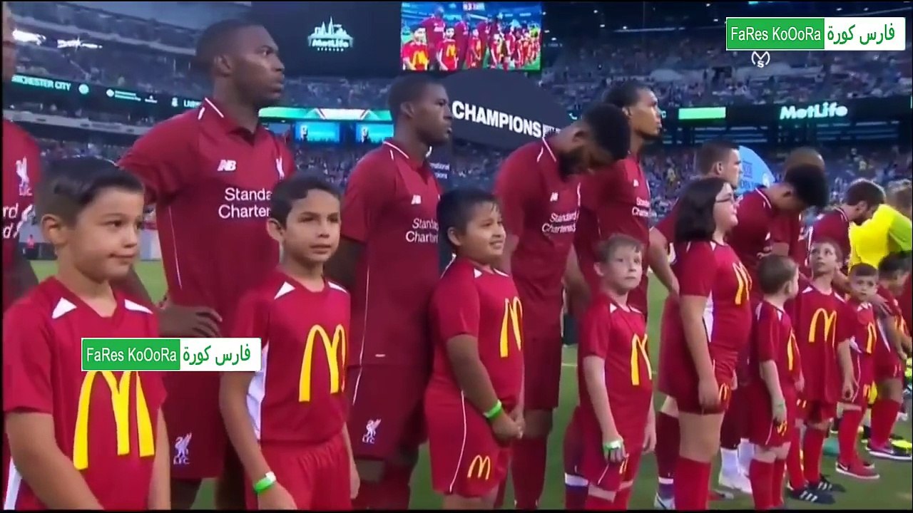 ملخص مباراة ليفربول ومانشستر سيتي 2-1 اليوم 26-7-2018 | هدف محمد صلاح | ملخص مباراة ليفربول اليوم