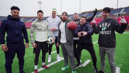 Best Football vs Soccer Trick Shots _ Fanstorm