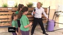 At Luqa primary school, students are growing herbs in vertical gardens - with virtually no water loss. Assistant school head Stefano Farrugia and three budding