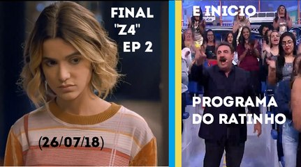 Final e encerramento da série "Z4" - Episódio 2 e inicio Programa do Ratinho | SBT 2018