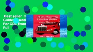 Best seller  CDL Permit Practise Guide: Questions and Answers For CDL Exam Success  Full
