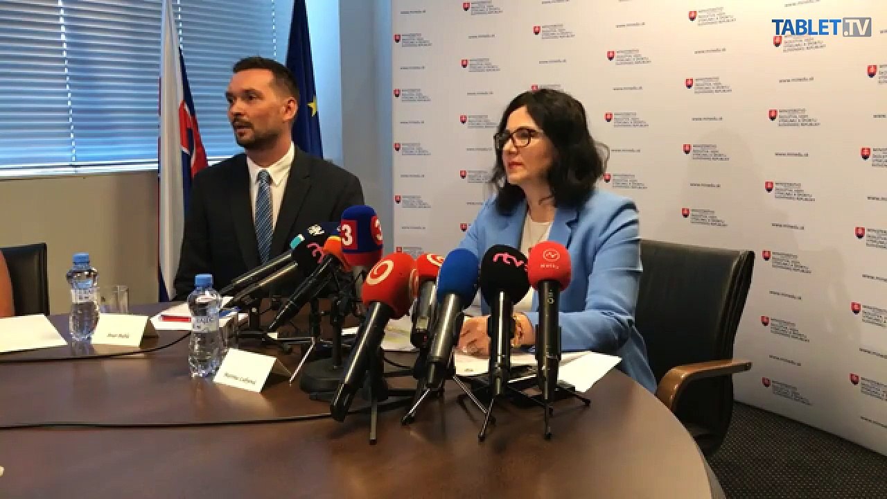 ZÁZNAM: TK ministerky školstva, vedy, výskumu a športu SR Martiny Lubyovej