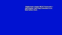 Digital book  Kaplan MCAT Flashcards   App (Kaplan Test Prep) Unlimited acces Best Sellers Rank :