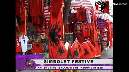 RRITEN CMIMET E SIMBOLEVE NJACIONALE PER FESTAT NE VLORE