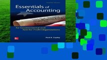 Best ebook  Essentials of Accounting for Governmental and Not-for-Profit Organizations  For Kindle