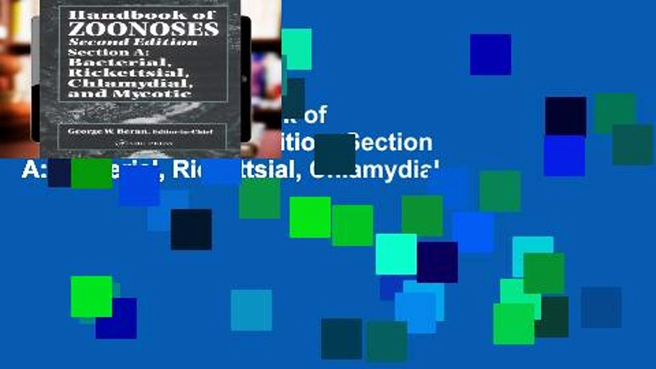 Reading Full Handbook of Zoonoses, Second Edition, Section A: Bacterial, Rickettsial, Chlamydial,