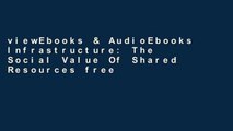 viewEbooks & AudioEbooks Infrastructure: The Social Value Of Shared Resources free of charge