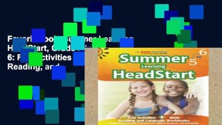 Favorit Book  Summer Learning HeadStart, Grade 5 to 6: Fun Activities Plus Math, Reading, and