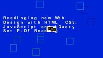 Readinging new Web Design with HTML, CSS, JavaScript and jQuery Set P-DF Reading