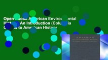 Open Ebook American Environmental History: An Introduction (Columbia Guides to American History