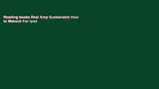 Reading books Real Amp Sustainable How to Makecb For Ipad