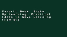 Favorit Book  Shake Up Learning: Practical Ideas to Move Learning from Static to Dynamic Unlimited