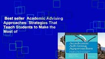 Best seller  Academic Advising Approaches: Strategies That Teach Students to Make the Most of