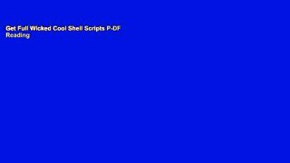 Get Full Wicked Cool Shell Scripts P-DF Reading