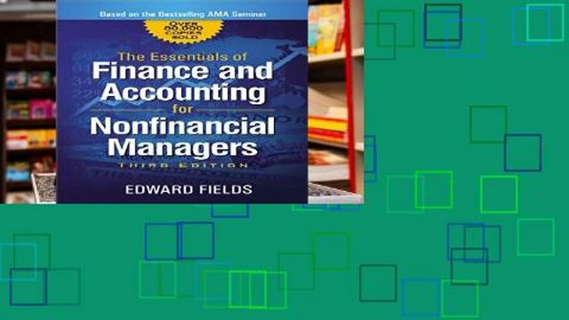 Favorit Book The Essentials of Finance and Accounting for Nonfinancial Managers Unlimited acces