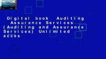 Digital book  Auditing   Assurance Services (Auditing and Assurance Services) Unlimited acces