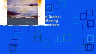 D0wnload Online National Duties: Custom Houses and the Making of the American State (American