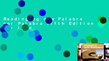 Readinging new Palabra por Palabra Fifth Edition For Ipad