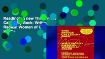Readinging new This Bridge Called My Back: Writings by Radical Women of Colour For Kindle