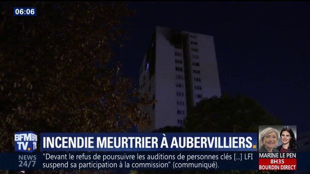 Des grosses flammes sont sorties. Des habitants témoignent de l'incendie meurtrier à Aubervilliers