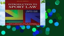 Best ebook  Introduction to Sport Law with Case Studies in Sport Law 2nd Edition  For Kindle