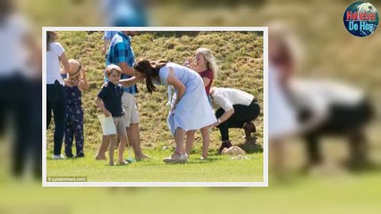 Savannah Phillips lanzó al príncipe George colina abajo. Es la prima traviesa de la familia real