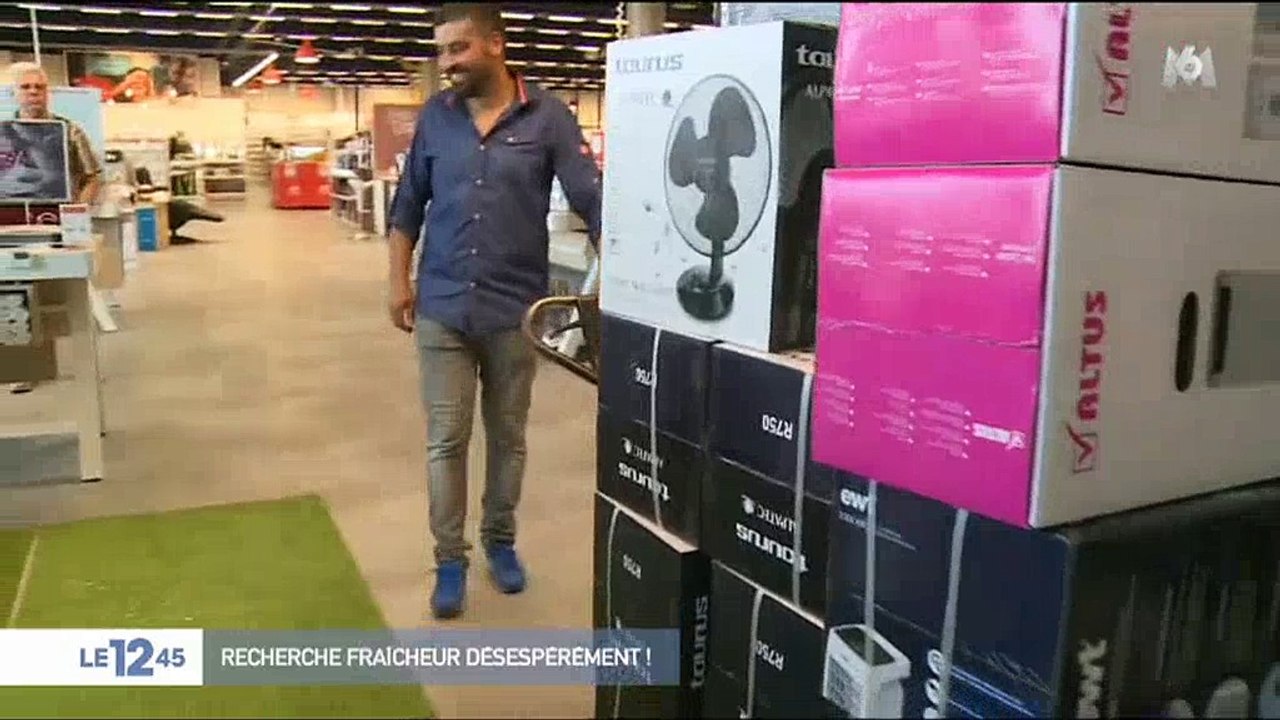 Canicule : Voici l'appareil qui fait un carton et que les français d'arrachent pour lutter contre les chaleurs - VIDÉO