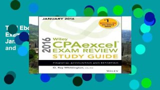 Trial Ebook  Wiley CPAexcel Exam Review 2016 Study Guide January: Financial Accounting and