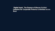 Digital book  The Essays of Warren Buffett: Lessons for Corporate America Unlimited acces Best
